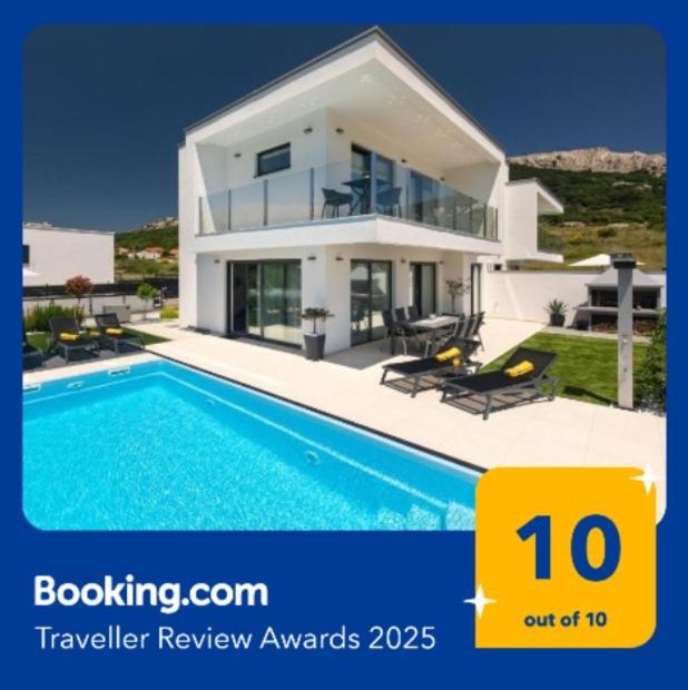 Villa Supernus With Heated Pool Baška Zewnętrze zdjęcie